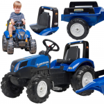 FALK New Holland Didelis pedalinis traktorius su priekaba