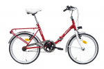 Sulankstomas dviratis 20" Bottari ROMA, raudona