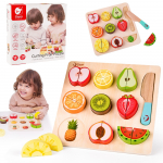 CLASSIC WORLD Montessori vaisių pjaustymo rinkinys su lipdukais, 20 vnt.
