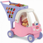 Little Tikes Cozy Coupe rožinis pirkinių vežimėlis