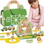 TOOKY TOY Mini zoologijos sodas krep&scaron;elyje
