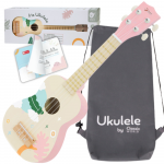 CLASSIC WORLD Medinė ukulelė vaikams - Rožinė