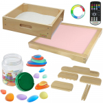 MASTERKIDZ LED medinė dėžutė su LED ap&scaron;vietimu