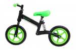 Vaiki&scaron;kas balansinis dviratis 12" ANTI-SHOCK RUNNER Bimbo Bike 75905, žalia/juoda