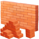 CLASSIC WORLD EDU Mega Bloks EVA kaladėlės, 90 vnt.