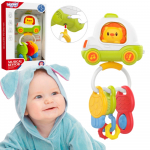 Woopie Baby interaktyvus žaislinis automobilis su nuotolinio valdymo pulteliu ir raktais Bar&scaron;kutis-Kramtukas
