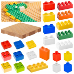 MASTERKIDZ STEM statybinių kaladėlių rinkinys, 135 vnt., su 4 vnt. plok&scaron;čių perdangomis.