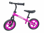 Vaiki&scaron;kas balanso dviratis 10" UNICORN 75807, rožinis/juodas