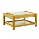 MASTERKIDZ medinis edukacinis stalas 1200 l, STEM, lauko pramogoms + priedai