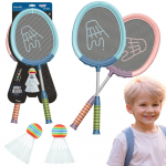 WOOPIE Badmintono rakečių ir plunksnelių rinkinys, 2 vnt.