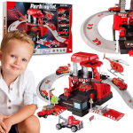 WOOPIE Gaisrinės automobilių stovėjimo aik&scaron;telė su priedais 43vnt.