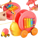 WOOPIE 4in1 Stumiama sraigė + mažas automobilis