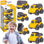 WOOPIE Rinkinys 3in1 Statybinės ma&scaron;inėlės