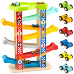 TOOKY TOY Medinė vaiki&scaron;ka žaidimų trasa