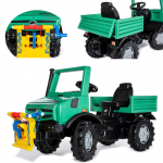 Rolly Toys RollyUnimog Forst Mercedes-Benz Pedalinis sunkvežimis su gervė