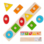 CLASSIC WORLD Montessori Medinė dėlionė su smeigtukais 7vnt.