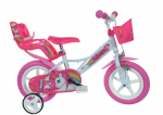 Vaiki&scaron;kas dviratis 12" Dino bikes UNICORN