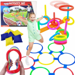 WOOPIE 3in1 Serso klasės žaidimas WOOPIE Cornhole Target Bag Toss