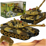RC karo tankas 9993 2,4 GHz dykumos tankas