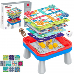 WOOPIE 10in1 Žaidimų stalas 65vnt.