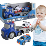 WOOPIE Policijos sunkvežimio vilkikas Su &scaron;viesos ir garso efektais