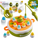 WOOPIE dinozaurų gaudymo 4in1 arkadinis žaidimas Katapulta