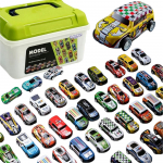 WOOPIE lenktyninių automobilių dėžių rinkinys, 30 dalių + kilimėlis