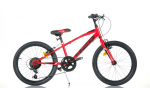 Vaiki&scaron;kas dviratis 20" "420 SPORT", raudonas/juodas, 6 bėgiai