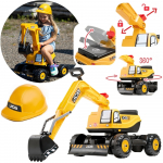 FALK JCB DIGGER ekskavatorius su besisukančiu geltonu judančiu kau&scaron;u