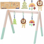 TOOKY TOY kūdikiams skirtas lavinamasis gimnastikos stovas su 3 pliu&scaron;iniais pakabukais