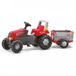 Rolly Toys RollyJunior RT - Pedalinis traktorius su priekaba