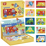 TOOKY TOY Montessori Lavinamoji magnetinė dėlionė vaikams 80 vnt.