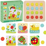 TOOKY TOY Dėlionės/Kaladėlės Gyvūnai + Lentos