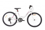 Moteri&scaron;kas dviratis 24" Bottari TORINO, baltas