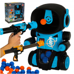 Robotų arkadinis &scaron;audymo į taikinį žaidimas + 2x pistoletas + kamuoliukai