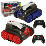 RC nuotolinio valdymo vik&scaron;riniai automobiliai REVOLT TG1004T Koviniai tankai Lazerio dvikova 2,4 GHz LED garso efektai Off-Road