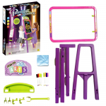 WOOPIE 3in1 magnetinė sausai valoma lenta su &scaron;viesiais dažais