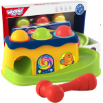 WOOPIE BABY Spalvingas Montessori plaktukas su kamuoliukais