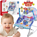 WOOPIE BABY 2-in-1 supamasis ir &scaron;okliukas Krabas Interaktyvios vibracijos ir melodijos