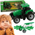 WOOPIE traktorius su grėbliu