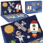TOOKY TOY Magnetinė Kosmoso dėlionė