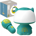 WOOPIE Daugiafunkcinė RGB lempa su garsiakalbiu, Bluetooth, balso moduliatoriumi, žalia