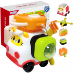 WOOPIE BABY Manipuliacinis konstruktorius Montessori Automobilis Kačiukas 1