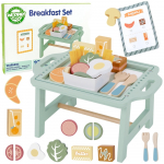 WOOPIE GREEN Pusryčių rinkinys su padėklu ir priedais