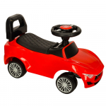 Vežimėlio stumiamas automobilis su garsu ir &scaron;viesomis raudonas