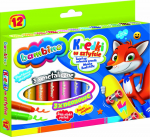 BAMBINO Lipniosios kreidelės 12 spalvų