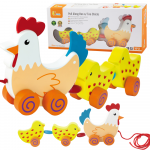 VIGA traukiamųjų vi&scaron;tų rinkinys su vi&scaron;čiukais, 36 cm