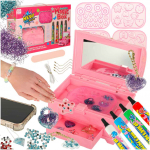 Kūrybinis karoliukų pakabukas papuo&scaron;alų gaminimo rinkinys magi&scaron;ka dėžutė UV