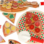 Medinis žaidimų rinkinys "Pizza" su priedais