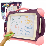 WOOPIE Magnetinė pie&scaron;imo lenta + 2 violetiniai antspaudai